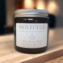 Load image into Gallery viewer, Amber Glass Wooden Wicked Candle, 22+ hours