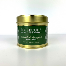 Load image into Gallery viewer, Natural Citronella & Lemongrass Candle with CITREPEL Insect repellent