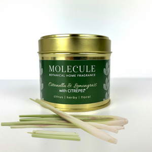 Citronella & Lemongrass Candle with CITREPEL