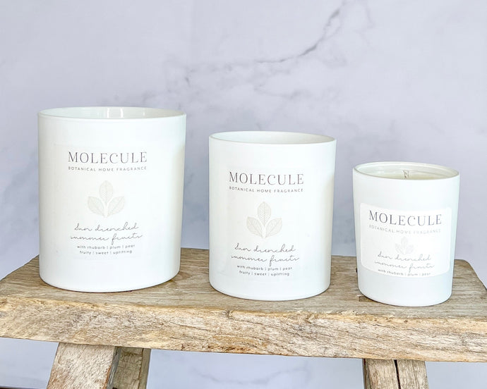 Classic Molecule Candle in 3 sizes. 45hr, 35hr and 18hr