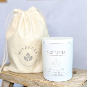 Classic Candle with Lid and Cotton Bag