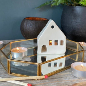 Handcrafted Tealight Village House 40% OFF